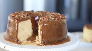 MILLION DOLLAR POUND CAKE with SALTED CARAMEL SAUCE & BUTTER TOASTED PECANS | Thanksgiving Desert