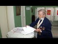 Почётный гражданин г.о. Щелково Нина Иванова проголосовала на участке в Галерее