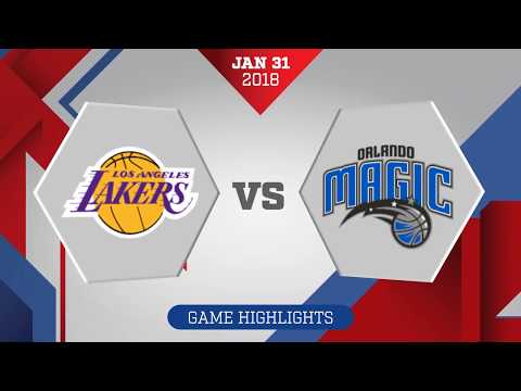 Los Angeles Lakers vs. Orlando Magic - January 31, 2018