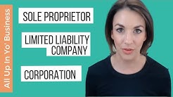Sole Proprietor, LLC, or Corporation? - All Up In Yo' Business 