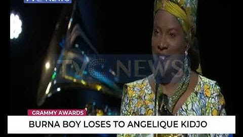 Burna Boy loses Grammy Award to Angelique Kidjo