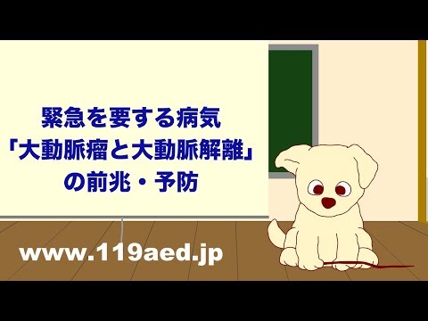 【52】緊急を要する病気「大動脈瘤と大動脈乖離」の前兆・予防