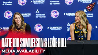 Katie Lou Samuelson & Lexie Hull Media Availability | Indiana Fever Media Day