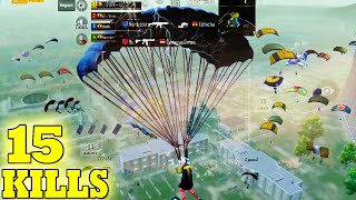 40 People Landed in Military Base | PUBG Mobile