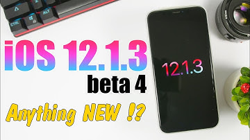 iOS 12.1.3 Beta 4 RELEASED - Anything NEW !?