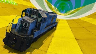 GTA 5 ONLINE 🐷 MEGA RAMP TRAIN !!!🐷N*96🐷 DAJE !!!