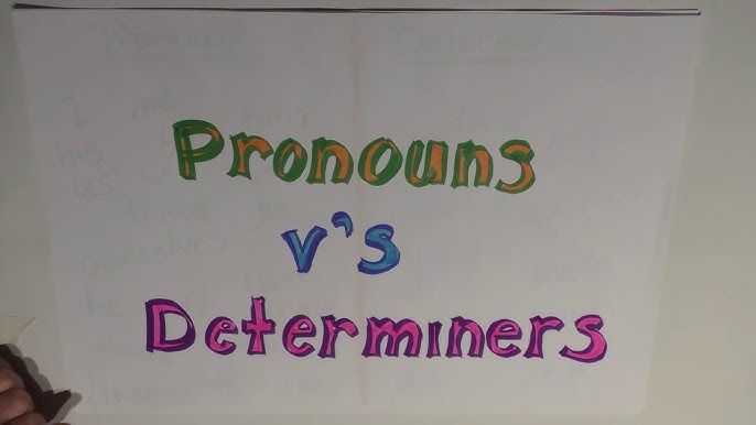 chapter 1 nouns, pronouns and determiners - English Anchor