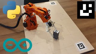 Optical pick and place robot arm with ArUco markers: part 2