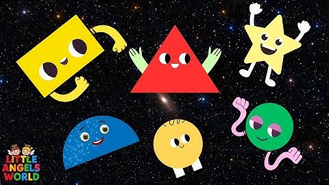 Shapes Song for Kids | Fun Repetitive Learning with Colorful Shape Characters for toddlers