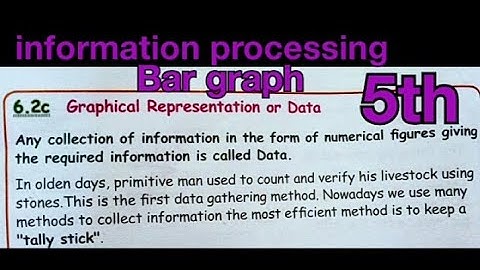 5th Std maths information processing /tally marks /bar graph chapter6 term1