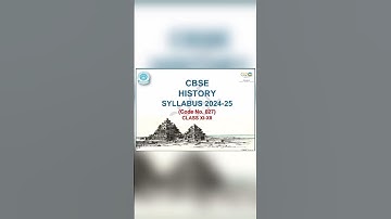 Class 12 History Syllabus for 2024-25 #history #historysyllabus   #shorts