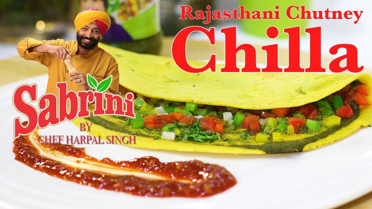 Rajasthani chutney chilla #Sabrini Chutney | Chef Harpal singh | chefharpalsingh