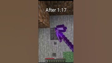 Digging Down Before and After 1.17 #shorts