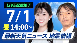 ウェザーニュースの配信のサムネイル画像