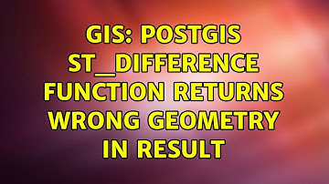 GIS: PostGIS ST_Difference function returns wrong geometry in result
