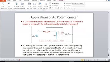 SANANDA BISWAS EE2nd Year Electrical & Elect Measurement PCEE403 APPLICATION OF AC POTENTIOMETER