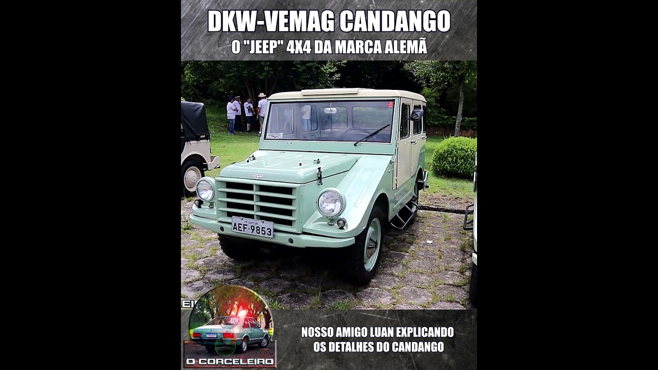DKW-VEMAG CANDANGO: algumas CARACTERÍSTICAS ESPECIAIS do JEEP 4X4 alemão!