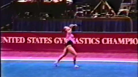 21st AA Jessica Washburn FX   1993 USA Gymnastics ...