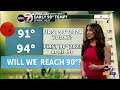 Abc7 stormtrack weather warm and calm first 90 degree temp of the year expected