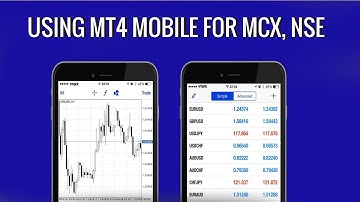 MCX NSE Live Rate || MT4 for Mobile || कैसे करे मोबाइल में MT4 का इस्तेमाल