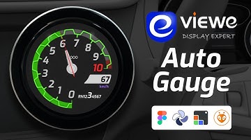 ESP32-S3 @viewedisplay⁩ 1.5” AMOLED Auto Gauge HMI with Button & Rotary Control Powered by LVGL