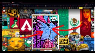 Among us SUS in r/place canvas in reddit