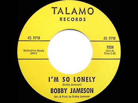 洋楽 BOBBY JAMESON 洋楽 BOBBY JAMESON 1964 Bobby Jameson - I'm So Lonely - YouTube