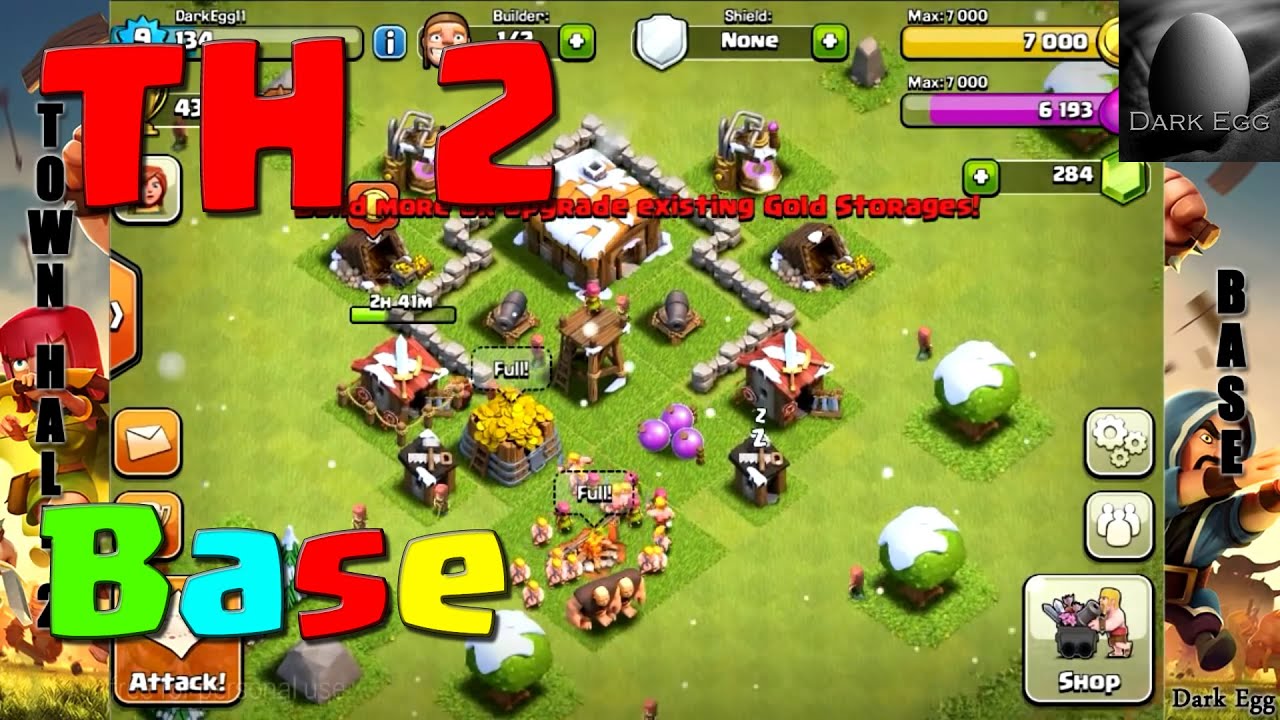 Clash of Clans: Town Hall 2 Base - YouTube