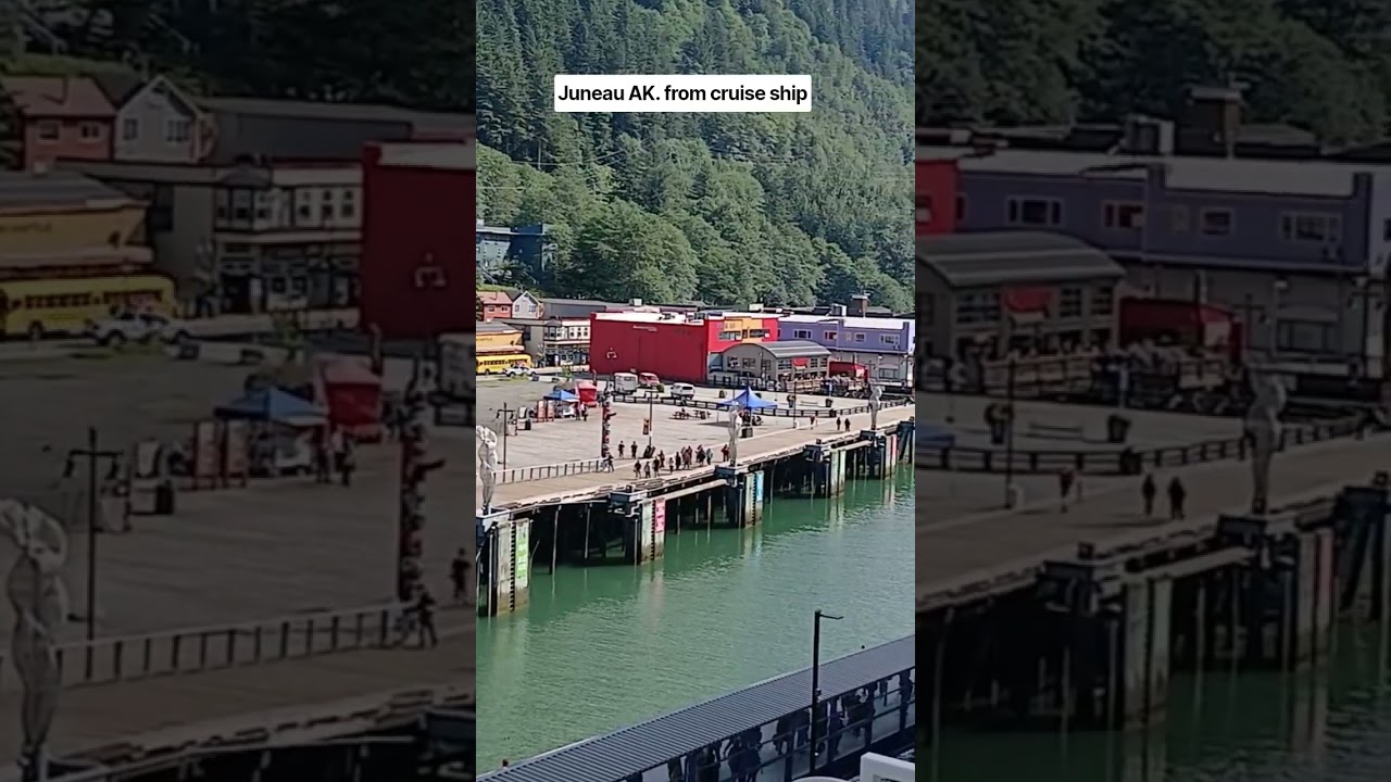Juneau Alaska From Our Cruise Ship, Norwegian Bliss🚢❄️