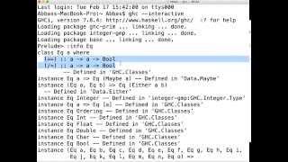 Haskell Very Basic Introduction to types Part 3 of 4.