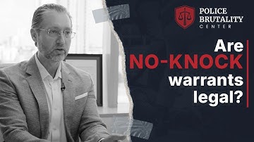 Are no knock warrants legal?