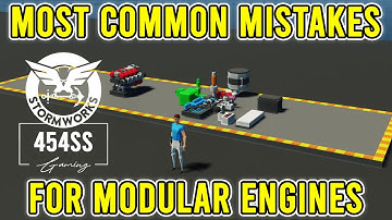 COMMON Modular Engine MISTAKES in Stormworks