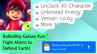 Cara Download BoBoiBoy Galaxy Run: Fight Aliens to Defend Earth! v1.0.6g (Mod,Unlimited Energy) screenshot 3