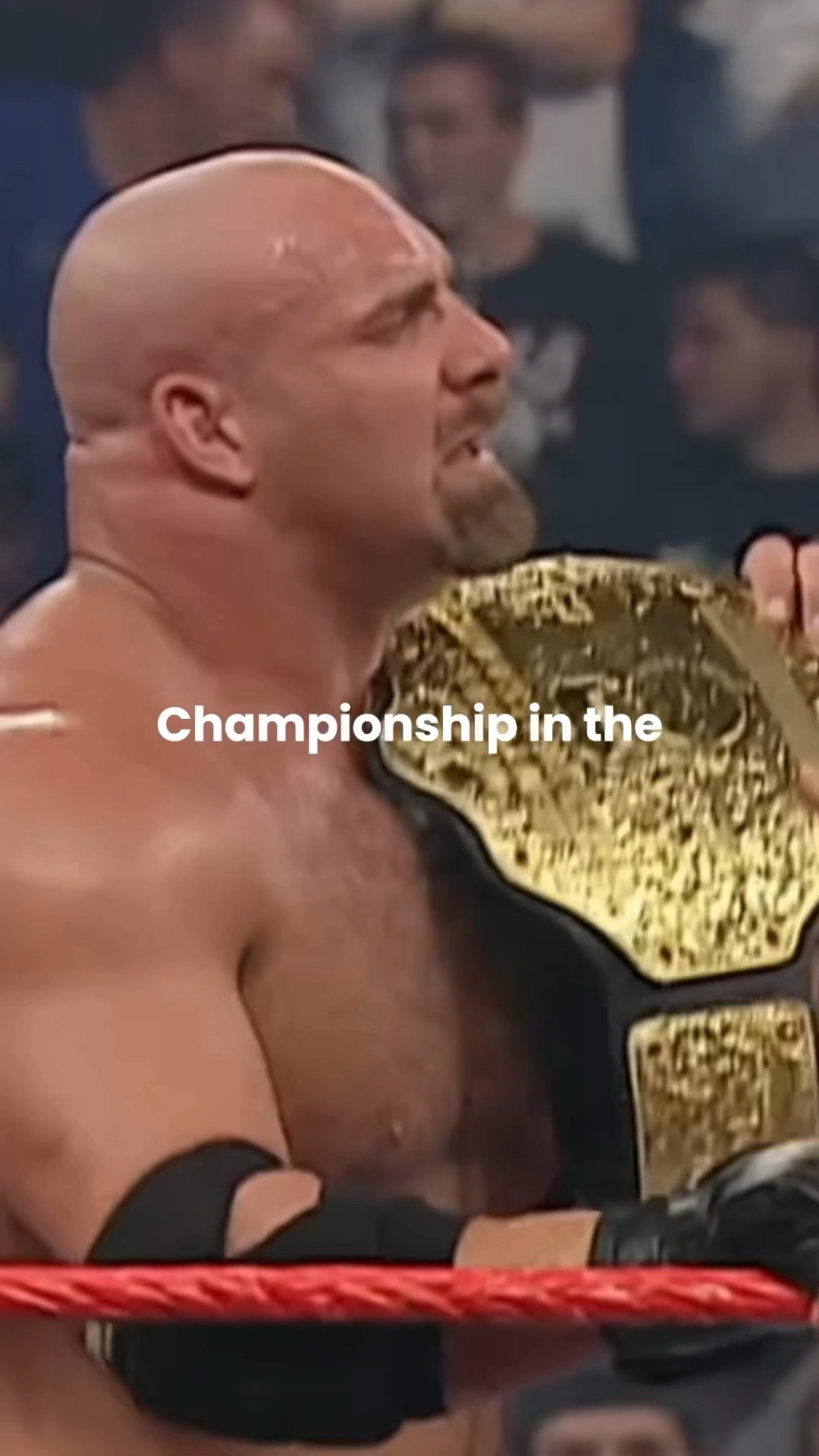 They don’t call him GOLDberg for no reason #wwe