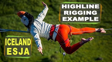 Highline Rigging Example - Iceland Part 5 of 5 - Esja