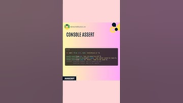 Javascript, Console Assert #javascript