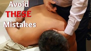 Common Massage Mistakes Beginner Therapists Make