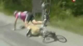 Cyclist Hits Dog in the Tour De France