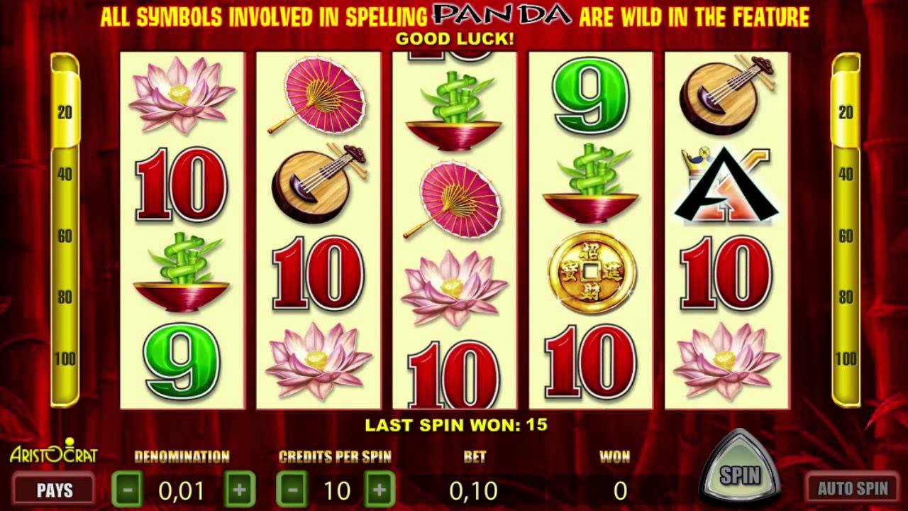 wild panda slot machine to play