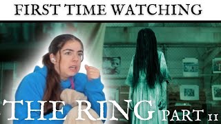 This girl is so creepy! Girlfriend watches THE RING for the first time - Reaction (2/2)