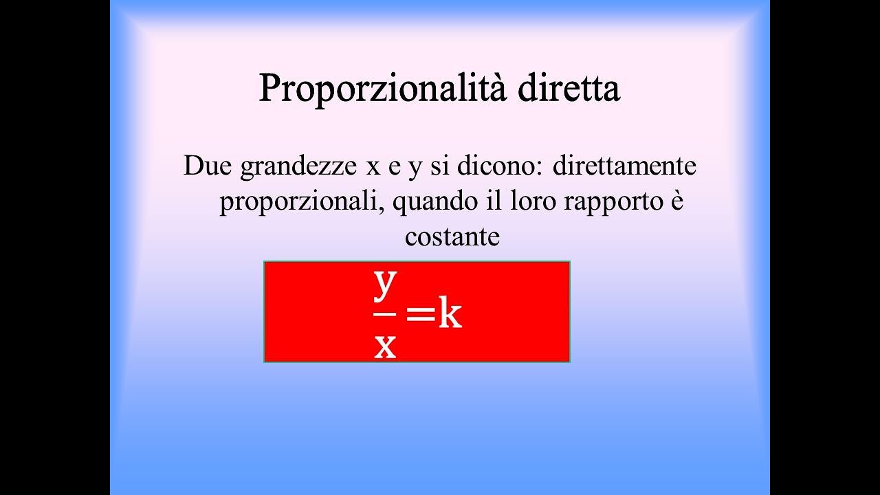 Ar42_Grandezze direttamente proporzionali
