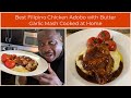 Best Filipino Chicken Adobo with Butter Garlic Mash Cooked at Home