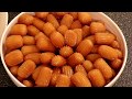 How to make Turkish sweet tulumba - fried dough with sugar syrup - easy best Turkish sweet recipe
