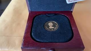 Canada 1976 Olympics Gold $100 Dollar Coin - Sold For $1040.00