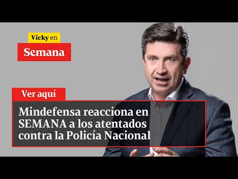 Mindefensa reacciona en SEMANA a los atentados contra la Policía Nacional