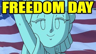 Statue of Liberty Animation / Freedom Day by Tansau