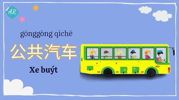 Bài 3: Phương tiện giao thông bằng tiếng Trung | Tiếng trung trẻ em AARON