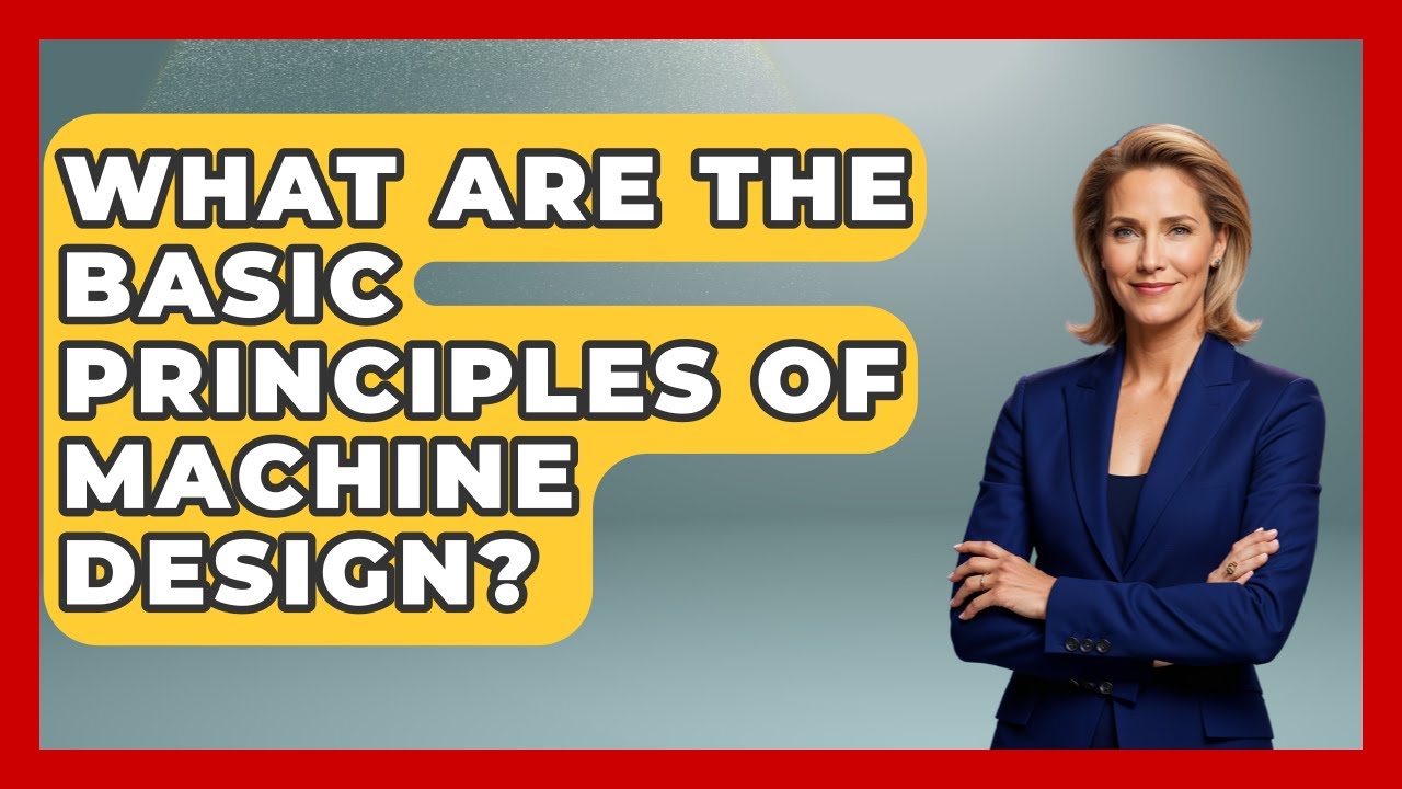 What Are the Basic Principles of Machine Design? - Mechanical ...