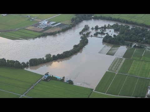 石狩川が氾濫 北海道…