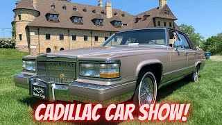 Cadillac Car Show With My 1990 Cadillac Brougham Delegance With 47K Miles First Show Of 2021